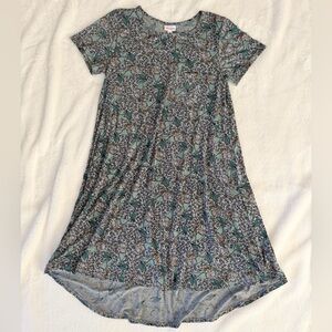 Lularoe Disney Carly High-Low Swing Dress - King Triton Print - Size Small